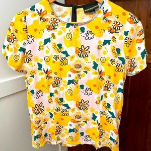 NooWorks, top S, cap sleeve, unique